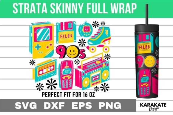 90s Vibe SVG Graphics for Crafts & Local Branding