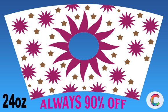 Boho Wraps Cup: Graphics for Crafts Sellers