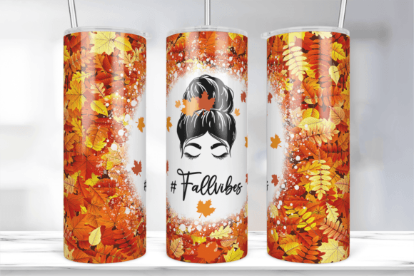 Fall Vibes Tumbler Wrap: Graphics for Crafts
