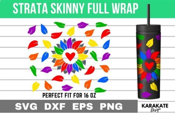 LGBTQ Sunflower Graphics for Crafts