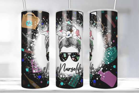 Nurse 20Oz Tumbler Sublimations Design: Graphics for Crafts