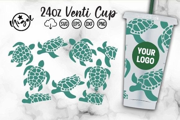 Sea Turtle Cold Cup: Graphics & Crafts Asset Review